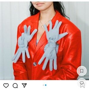 Fashion Brand Company red faux leather show off jacket!